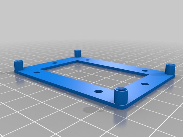 ALTERA Cyclone II FPGA Development Board Mounting and Drilling Plates