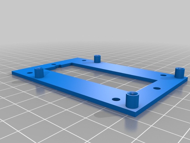 Raspberry Pi Model B+ Drilling And Mounting Plates