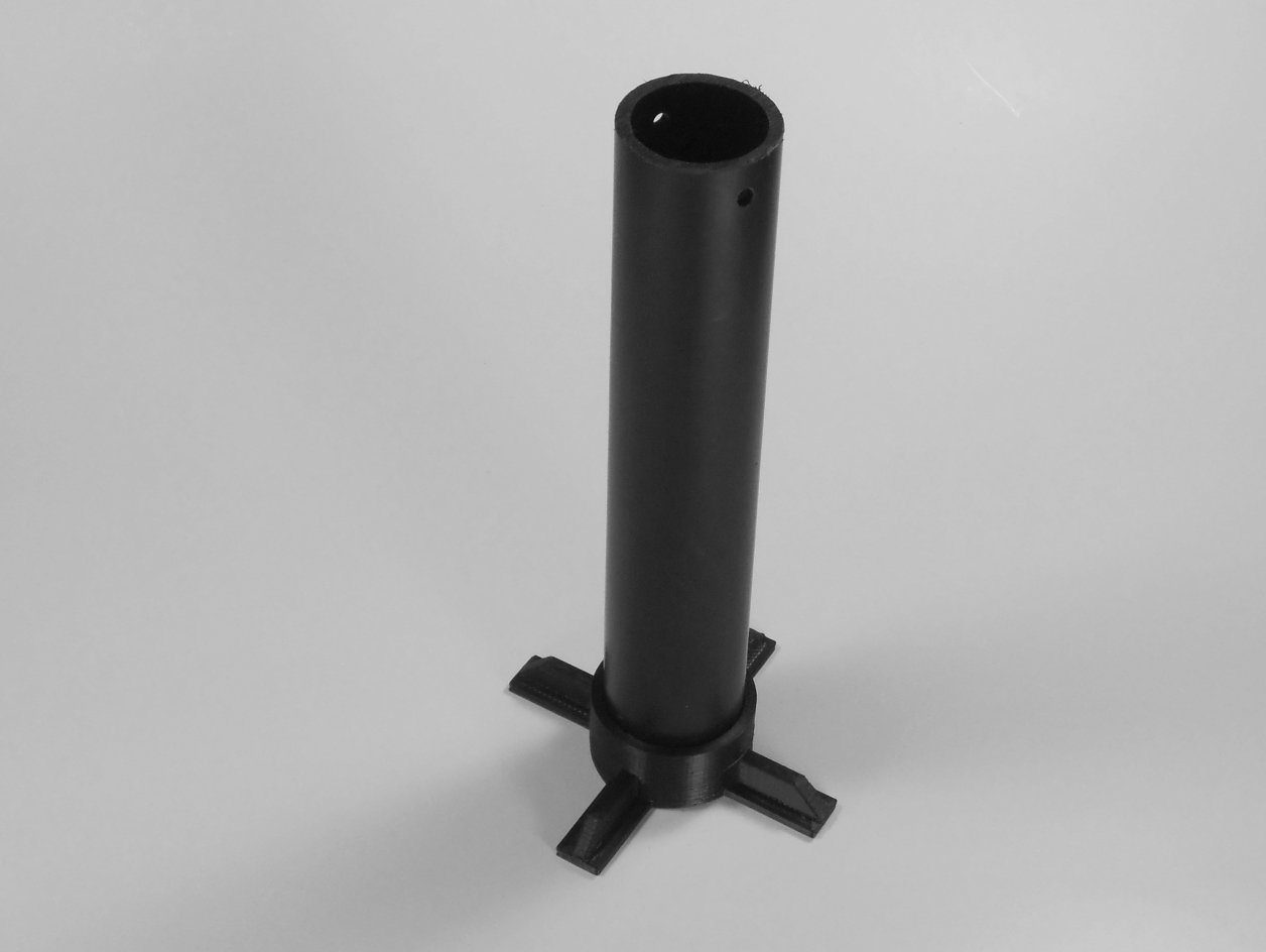 Suspended Glass For Photography - 1-1/4 Inch Pipe Foot