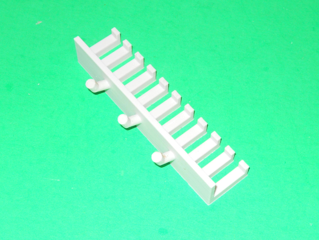 Alligator Clip Cable Pegboard Holder (updated)