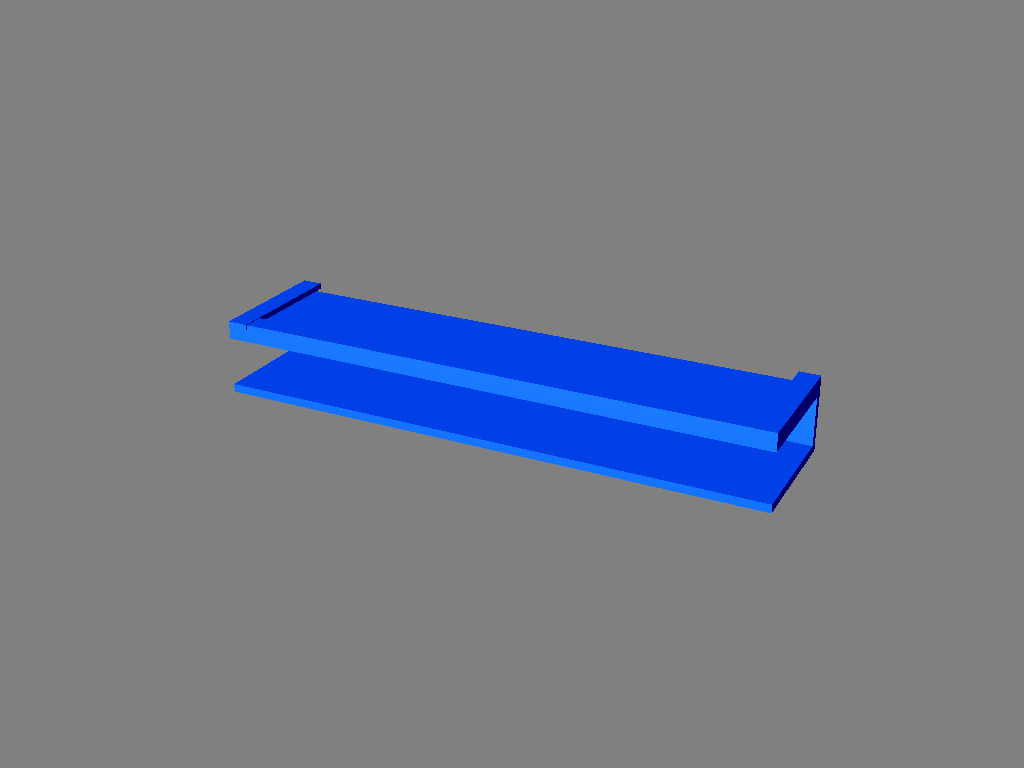 4 inches x 0.7 inches Label Holder