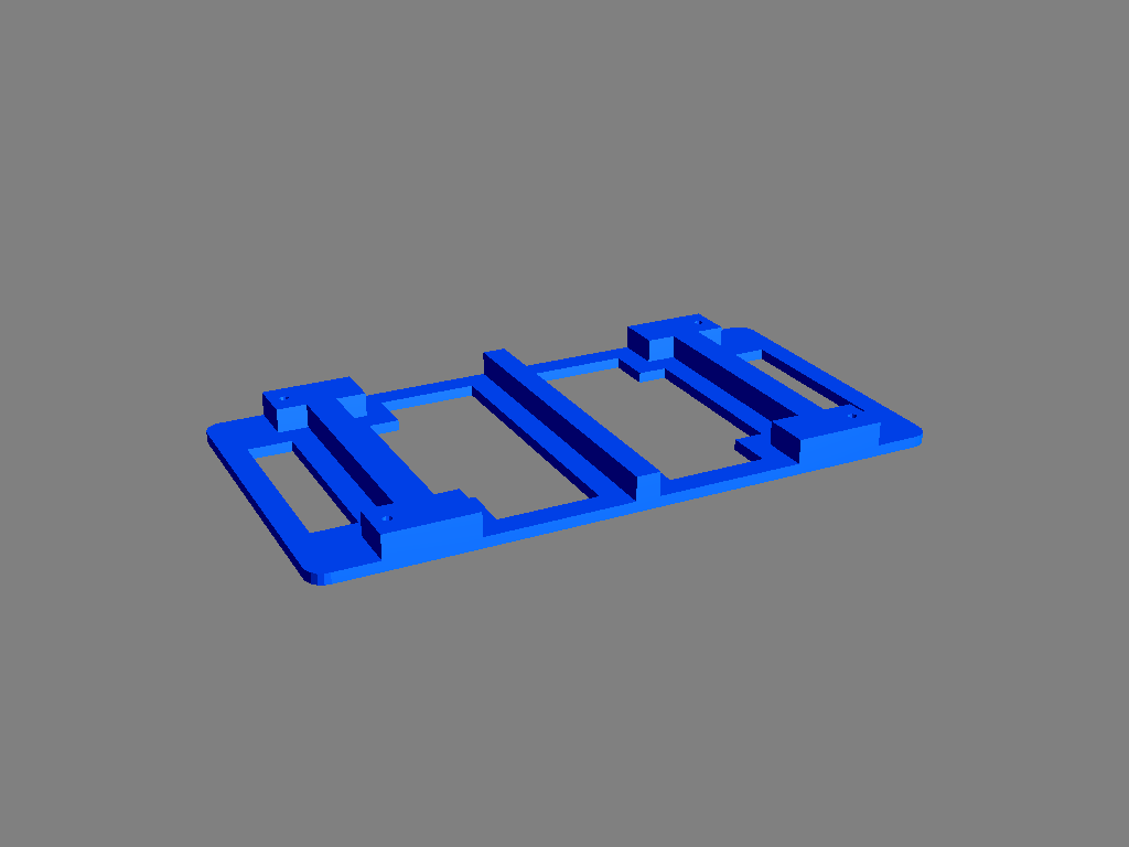 Waveshare Pi Pico Dual Expander Base Plate