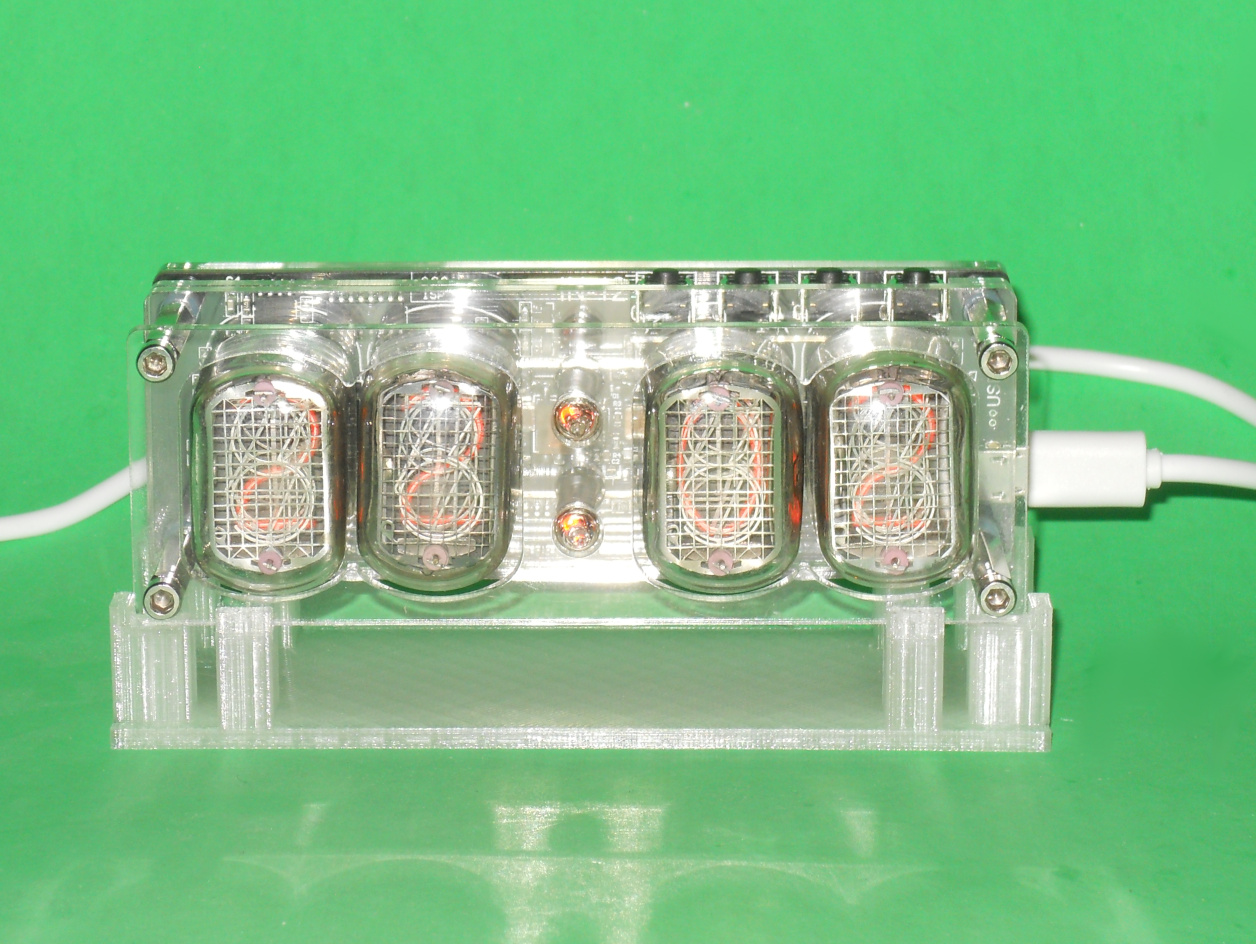 4 Digits Nixie Tube Clock Stand