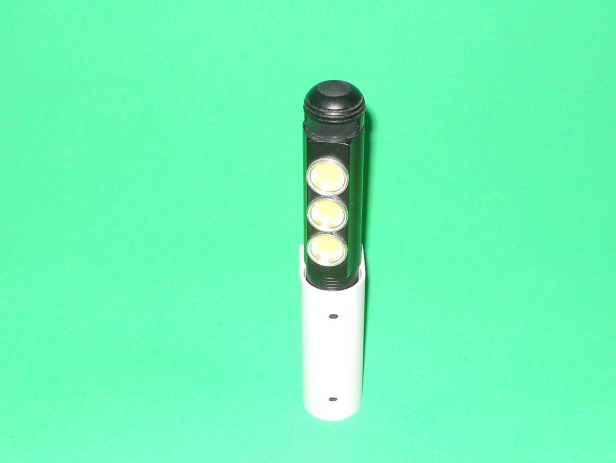 Small flashlight holder