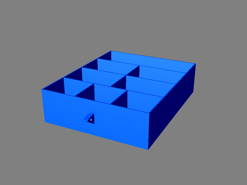 Parametric Small Parts Tray