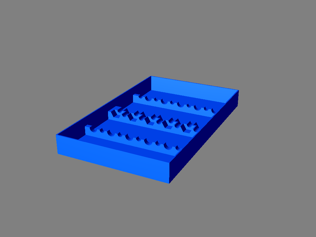 Parametric Wera Micro Screwdriver Trays