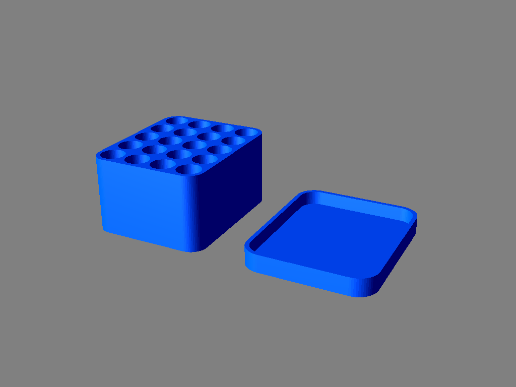 Parametric Cylindrical Objects Container with Lid