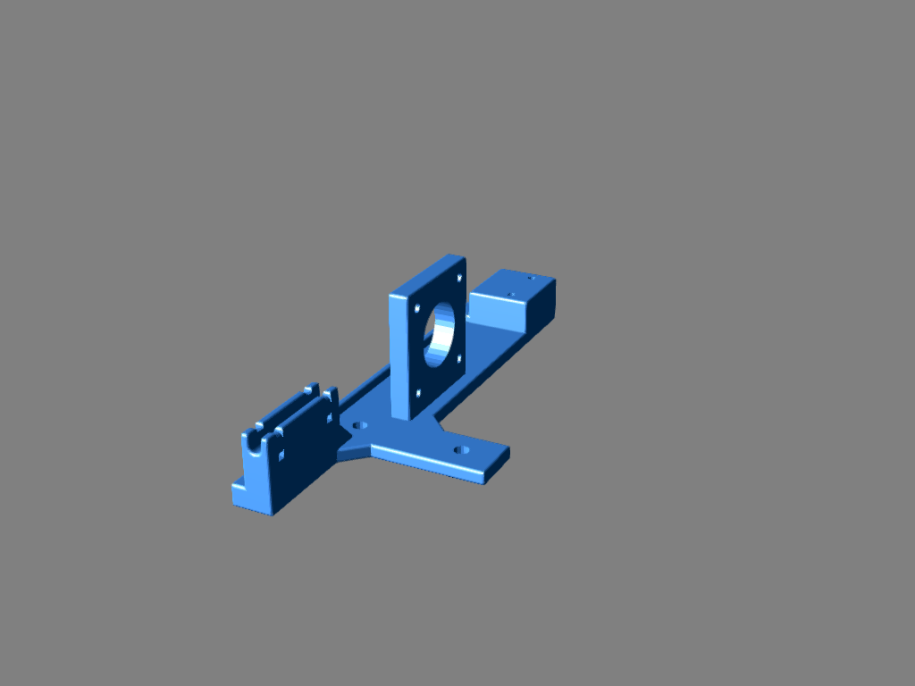 TronXY X5SA Entruder and Filament Sensor Mount