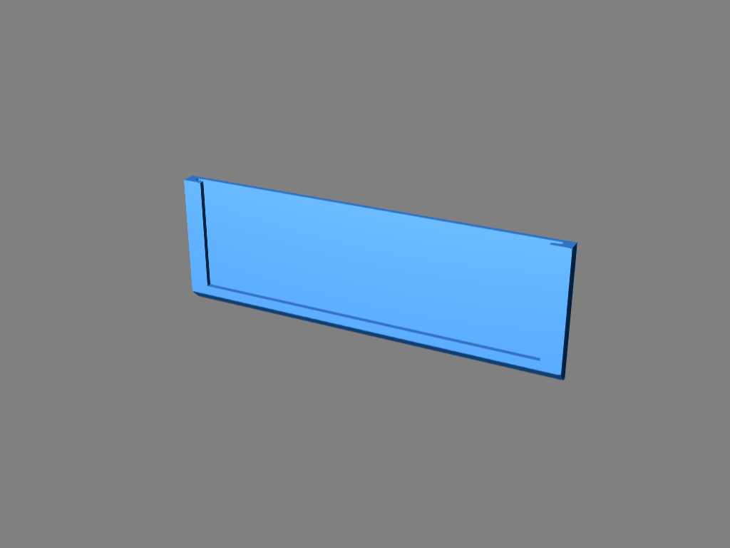 Parametric Label Holder