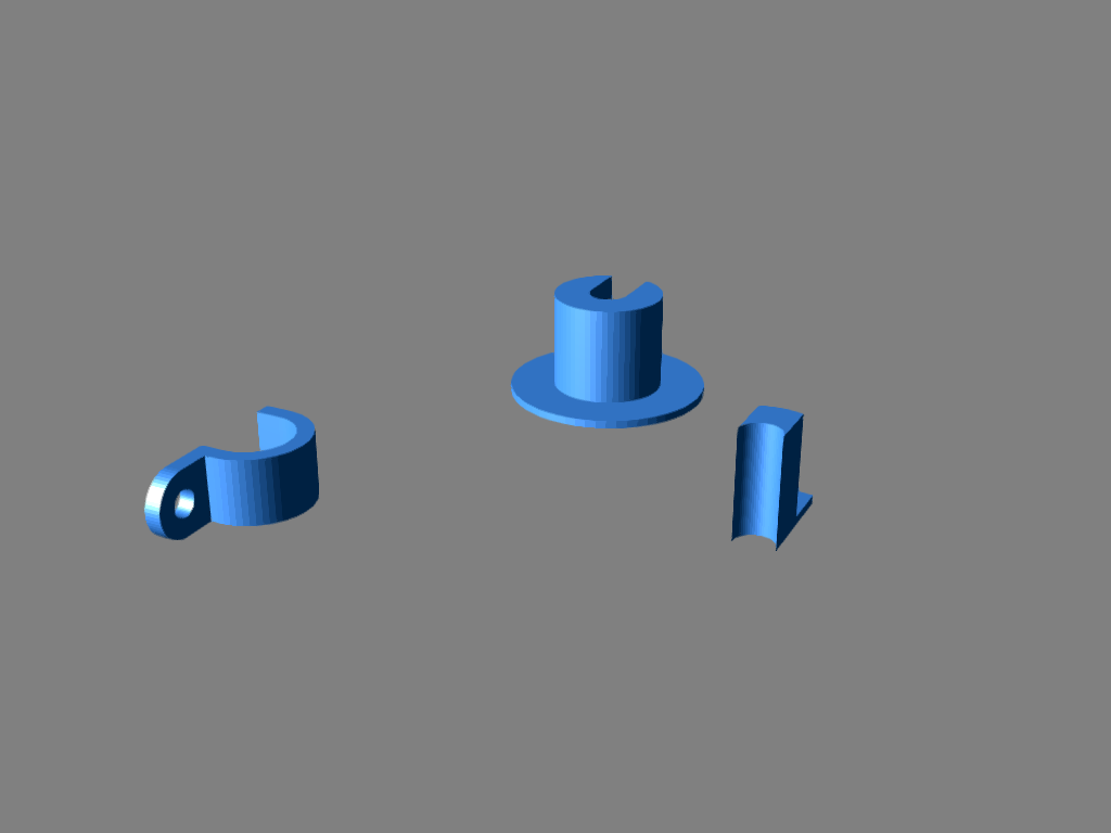 Parametric Wire Tube Holder and Wire Cap