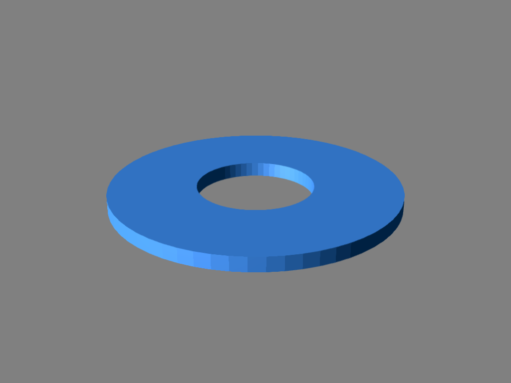 Parametric Washer