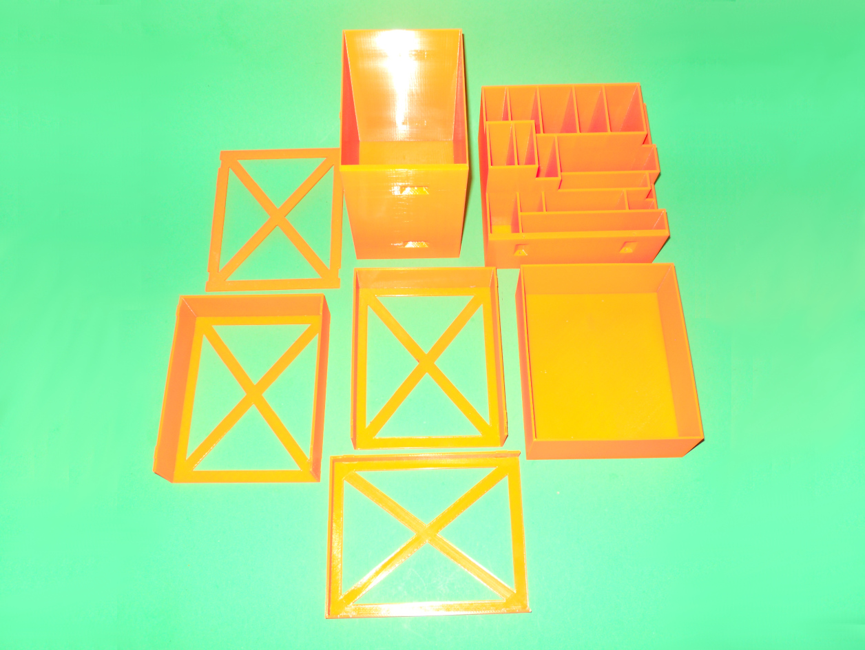 Parametric Modular Bench Organizer V2