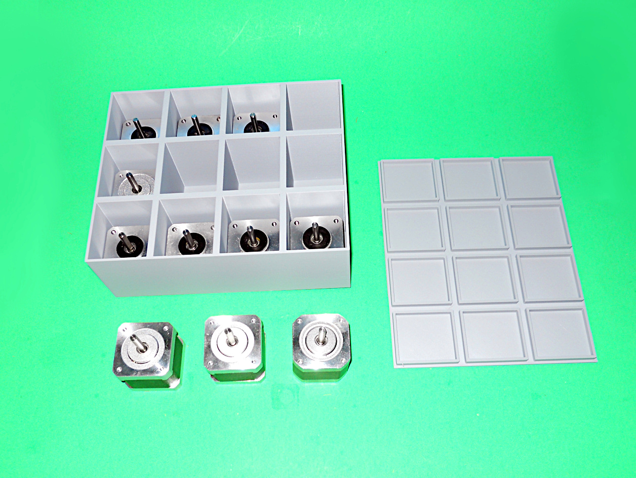 Parametric NEMA 17 Motor Storage Box with Cover