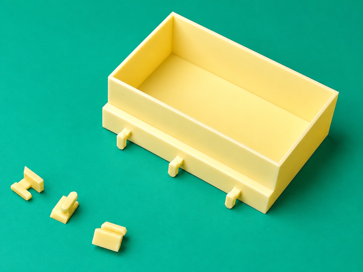 Parametric IKEA Skadis Pegboard Bucket (OpenSCAD, Customizable Storage Bin)