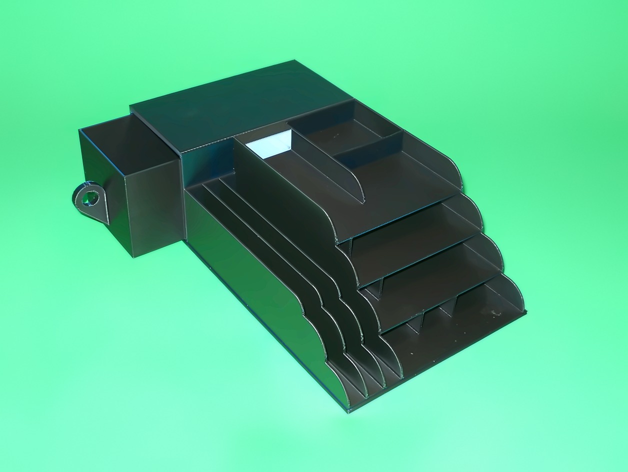 Two Small Desk Organizers for Screen Sides
